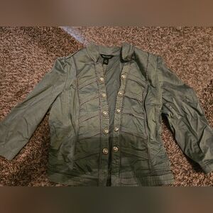 White House Black Market Military Fitted Jacket